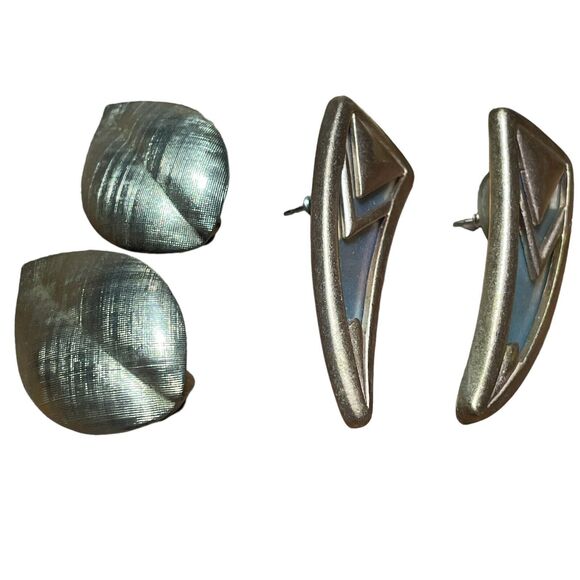 Vintage Jewelry Lot Of 8 Earrings Brooch Monet Skye Napier Gionvanni Trifari - Picture 2 of 13